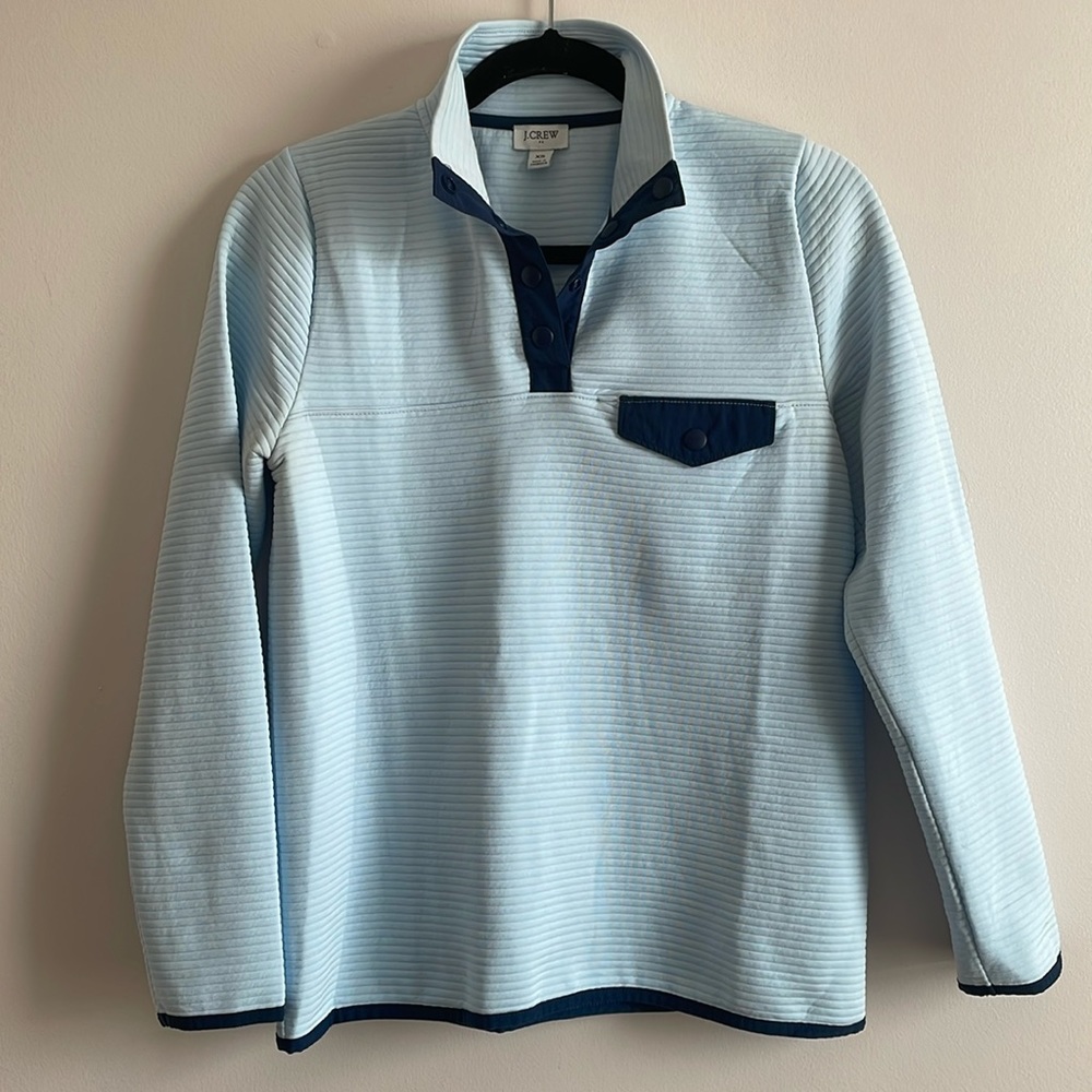 J.Crew Women's Quarter Button Up Pullover - Size XS